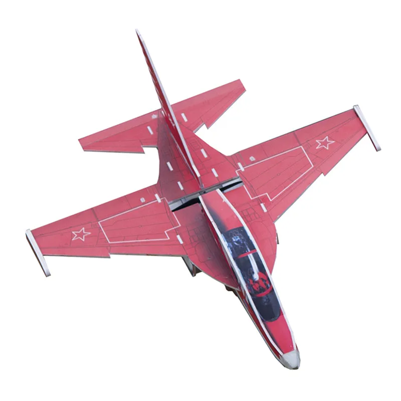 Радиоуправляемый самолет Yak130 PP 740 мм крыло 30/40A 1500 2200 мАч 3S 6 × 4 реквизит гоночный