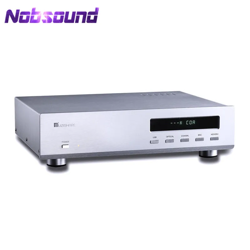 

Nodsound Muzishare R10 ES9018 32BIT DAC 6Z4+12AU7 Vacuum Tube Audio Decoder USB/OPT/COAX