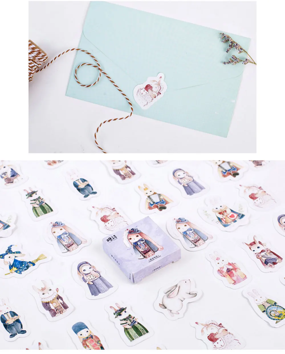 45 шт./лот kawaii Alice Rabbit мини бумажная наклейка украшения DIY альбом дневник планировщик для скрапбукинга этикетка канцелярские товары