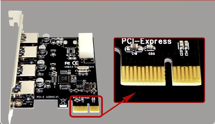 Плата расширения 4 порта USB 3,0 PCI-e PCI express PCIe USB 3,0 концентратор адаптер 4 порта USB3.0 контроллер USB 3 0 PCI e PCIe Express