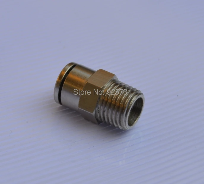 MPC04mm-M5 Straight Male Adaptor Nickel Plated Brass Push In Fittings one touch fittings Pneumatic | Обустройство дома