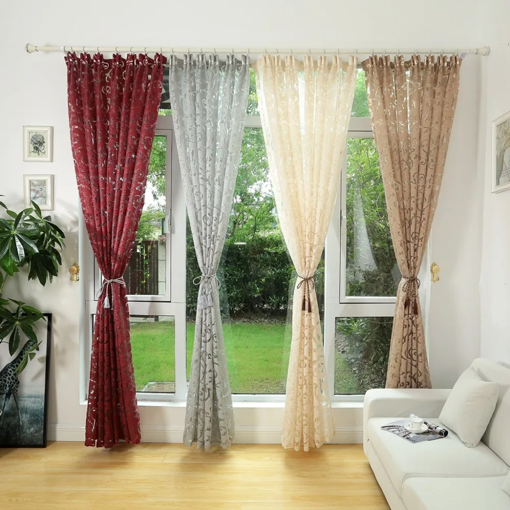 NAPEARL Европейский Стиль Домашний текстиль из жаккарда окна лечение cortinas для комнаты