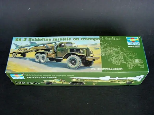 Military Assembly Model, 1:35, Russia, Sam, -2, Ground To Air Missiles and Transport Trucks, 00204
Military Assembly Model, 1:35, Russia, Sam, -2, Ground To Air Missiles and Transport Trucks, 00204