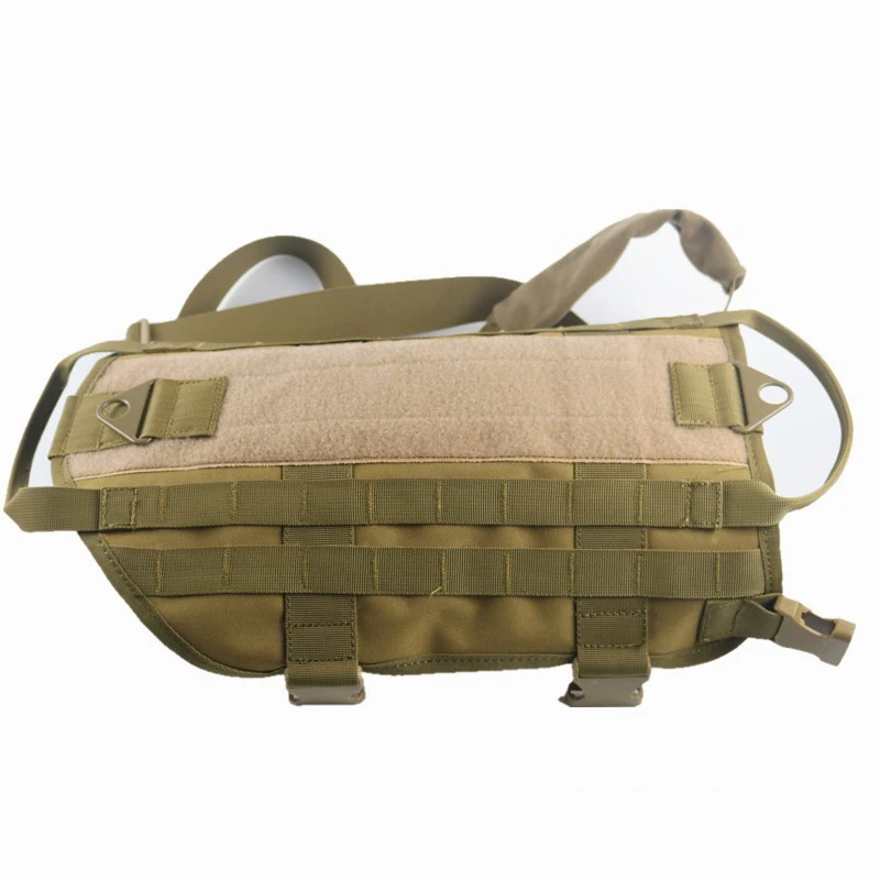 Тактический Жилет Molle для собак Привязь перевозки с вытягивающей ручкой