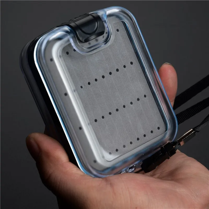 Привет. КИТ Новый Fly Fishing Box двусторонний открытый дизайн прозрачные прорези пены
