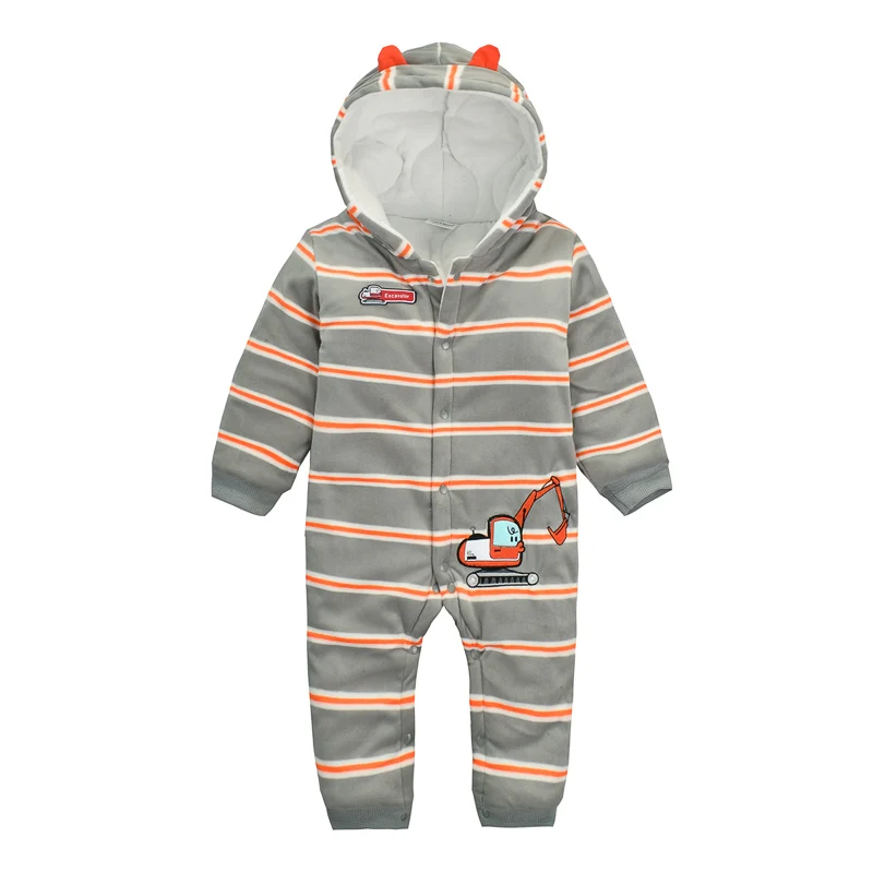 Baby Romper Toddler Newborn Boys Cotton Long Sleeve Spring Winter Clothes Hooded Warm Kigurumi Outwear Outfits 6-24 Months |