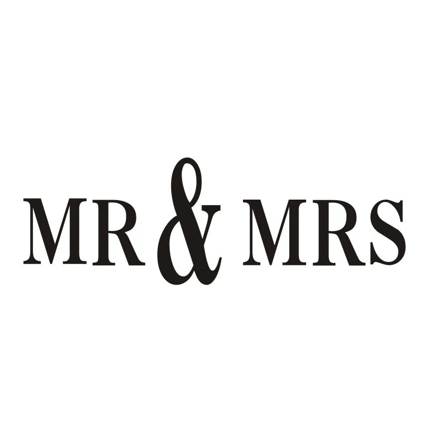 Дети Спальня Diy стикер стены Mr и Mrs домашний Декор Спальни съемные самоклеющиеся
