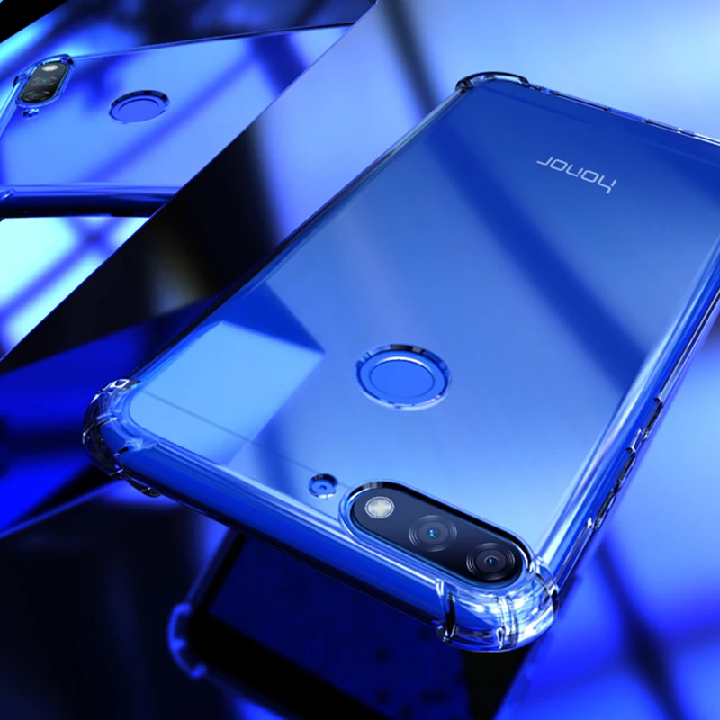 Ударопрочный прозрачный силиконовый чехол SIXEVE из ТПУ для Huawei P8 P9 P10 lite 2017 GR3 honor 8 9 Y3
