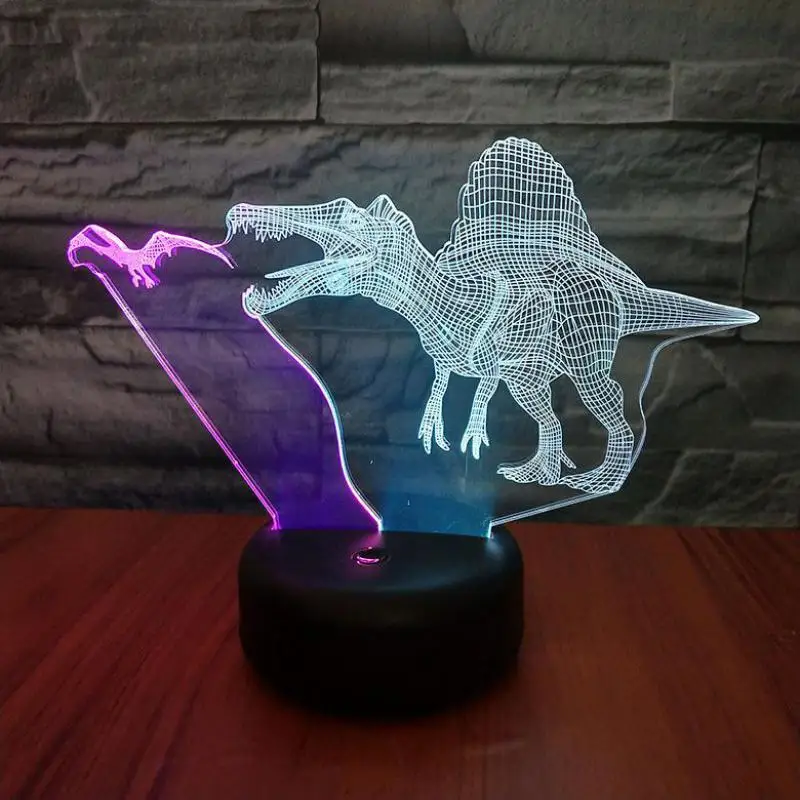Feilong Jilong Ed 3d ночной Светильник визуальное создание красочный пульт