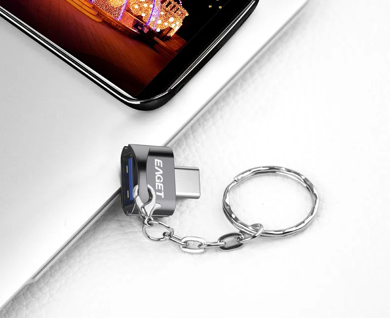 EAGET EZ02-T type-C адаптер Micro USB3.0 адаптер конвертер type C USB оборудование для поддержки данных с интерфейсом type-C