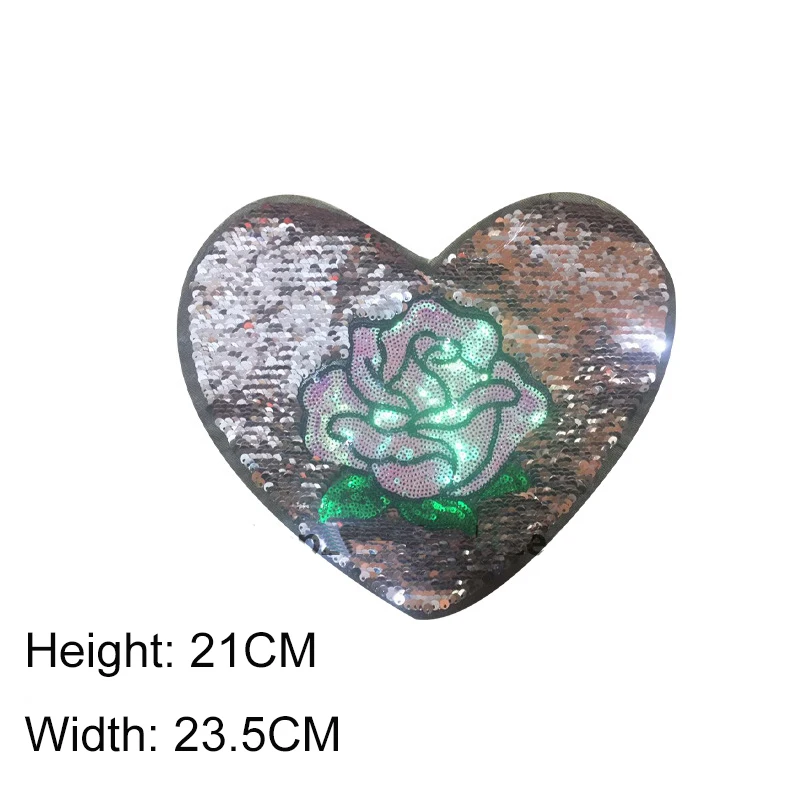 1 шт. обратимое изменение блестки патчи для одежда дети мальчик девочка футболка