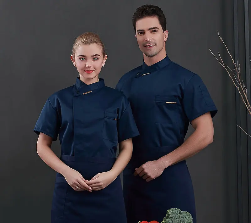 Новое поступление 2019 Мужская Рабочая одежда для кухни ресторана готовки форма