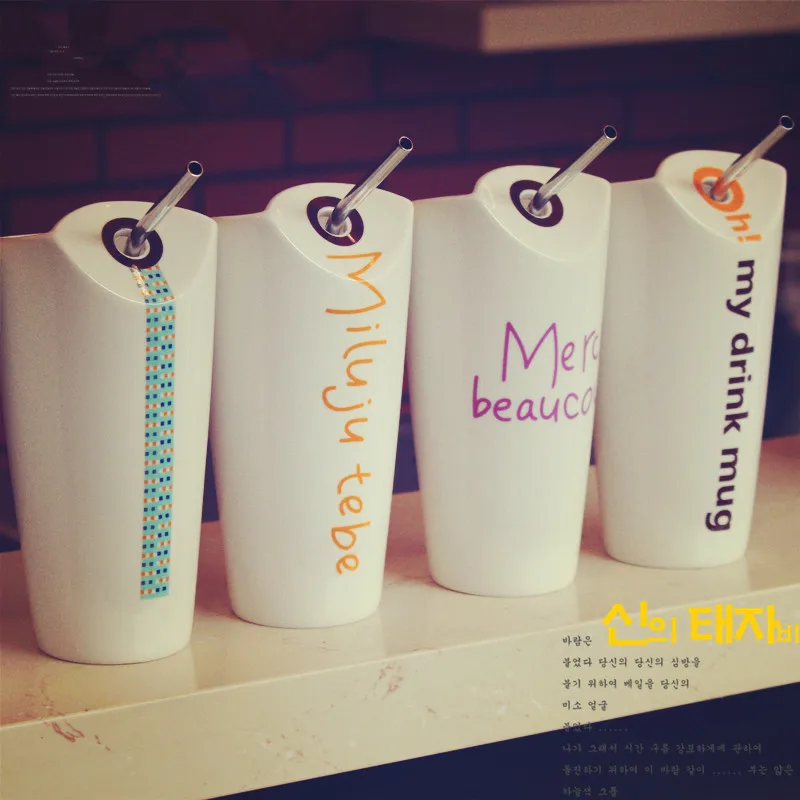 Красивая чашка 450 мл керамическая кофейная кружка для молока индивидуальность