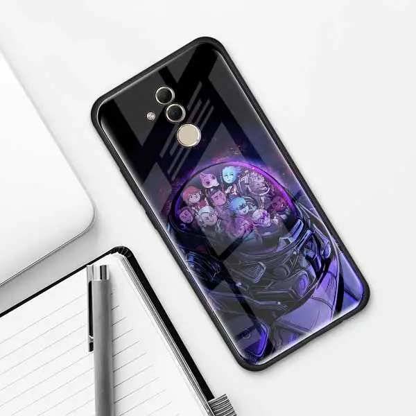013 Чехол из закаленного стекла N7 Mass Effect для huawei P30 Pro P10 P20 P30 Lite mate 10 20 Pro Honor 20 Pro 8X чехол s - Цвет: 013