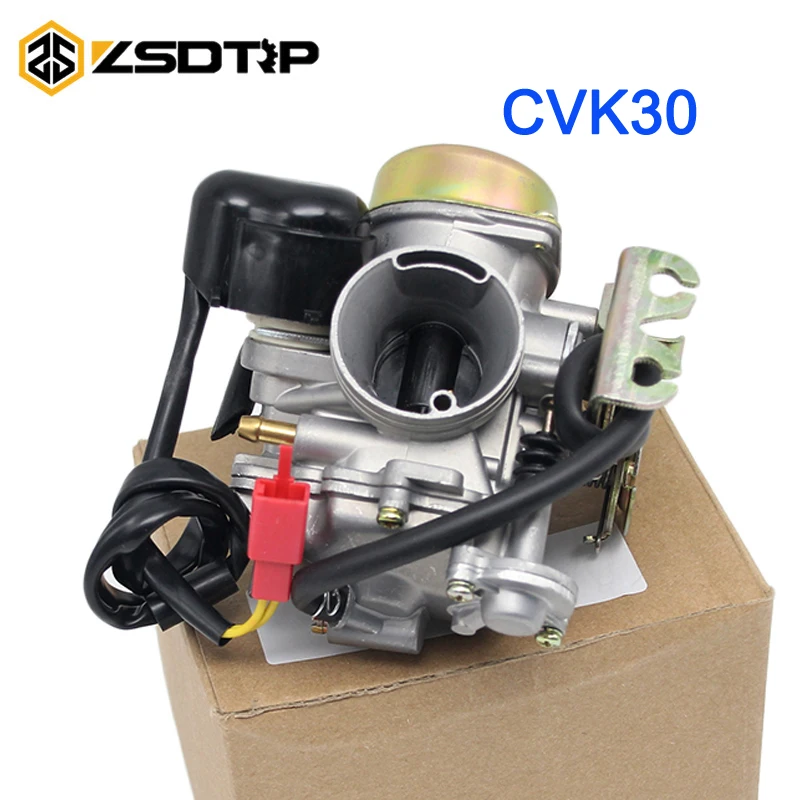 ZSDTRP с нагревателем мотоциклетный карбюратор CVK30 AN250 для Skywave /Burgman Linhai Aeolus VOG 260 300 TANK