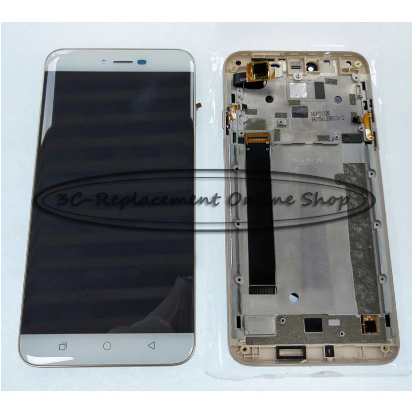 100% тестирование белый 5 inch Вертикальный чехол книжка для Coolpad Torino R108 ЖК дисплей +