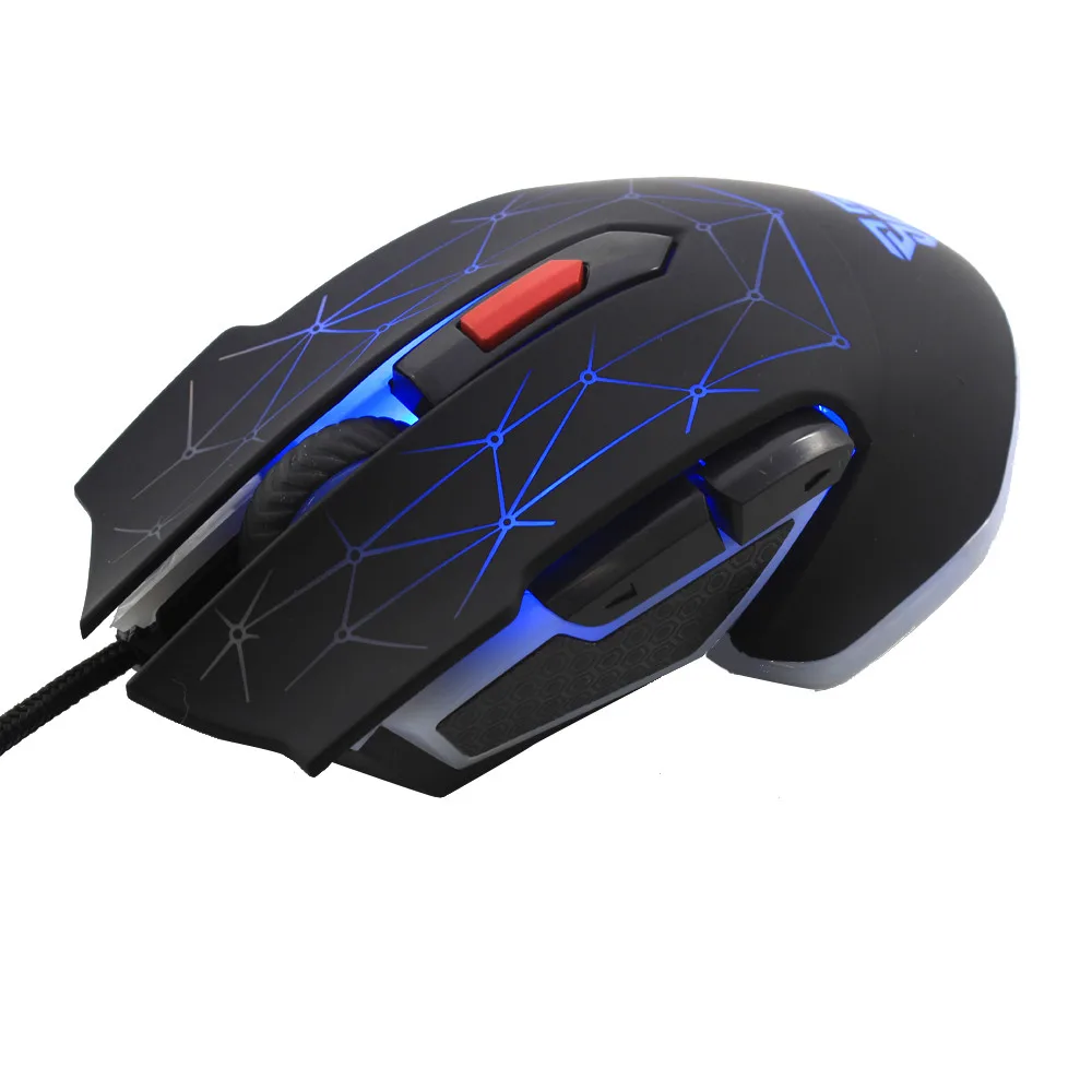 EPULA 2019 модная Проводная офисная игровая мышь FANTECH 1 8 м 6D USB для макросъемки RGB EY21 |