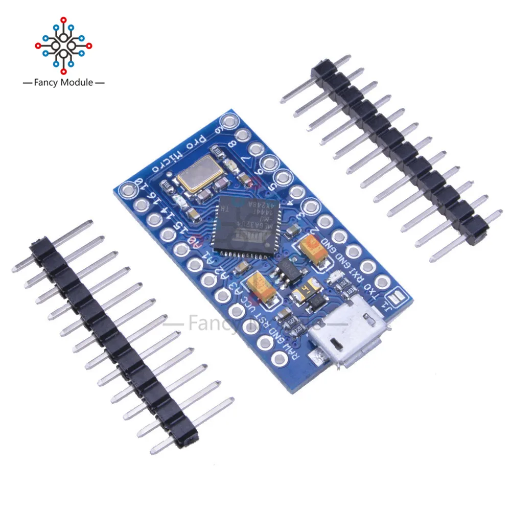 Плата Micro USB ATmega32U4 Pro 3 В 8 МГц модуль для Arduino/Leonardo ATMega 32U4 контроллер Pro-Micro замена