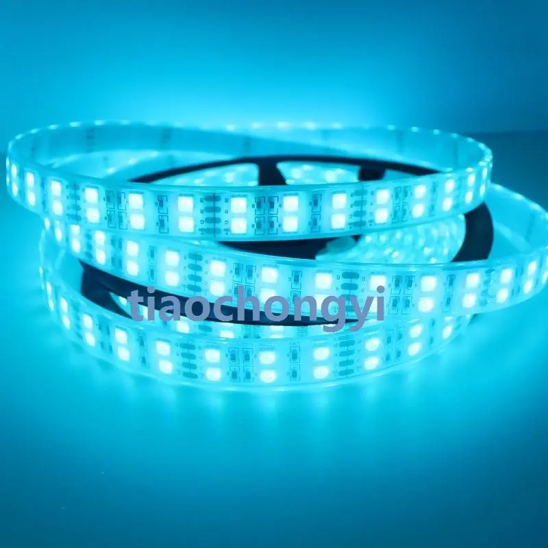 Двухрядная Светодиодная лента 5050 RGB 600LED S 5 м 12 В постоянного тока IP68
