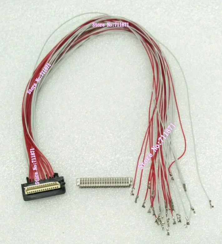 Линейный кабель на заказ 31P DF9 к DF13 линейный с шагом 1 0 31Pin до 25 шаг 40P для экрана 40Pin