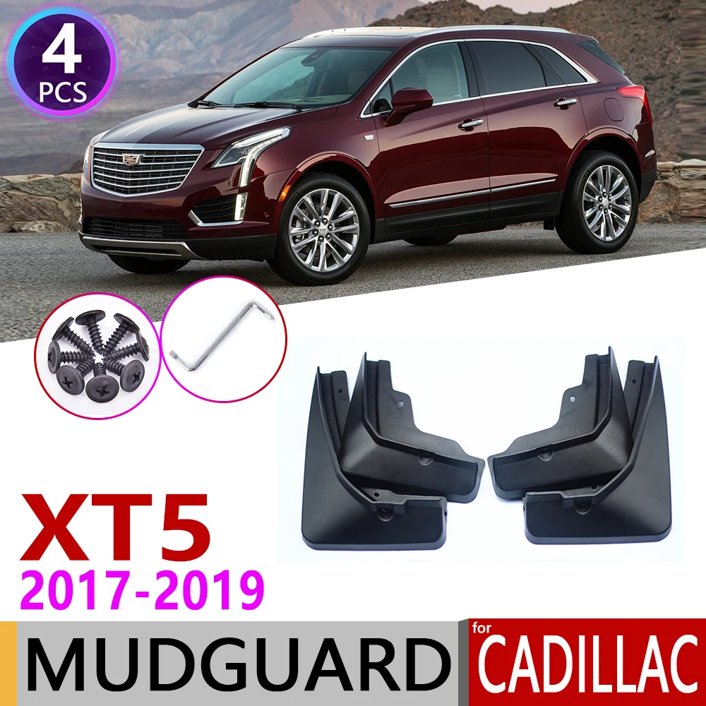 4 шт. спереди и сзади автомобиля брызговик для Cadillac XT5 2017 2018 2019 крыло клапаном