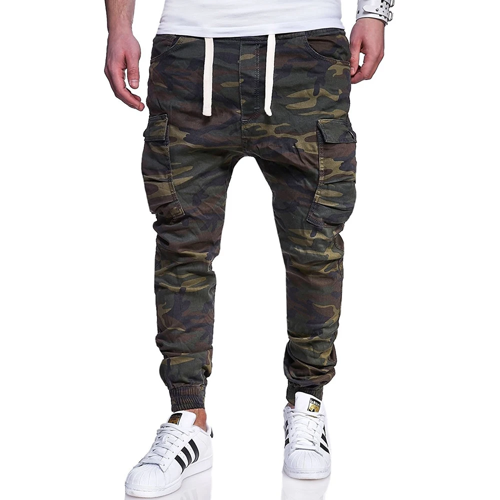 

TANG Brand Men Pants Hip Hop Harem Joggers Pants 2019 Male Trousers Mens Joggers Camouflage Pants Sweatpants Large Size 4XL