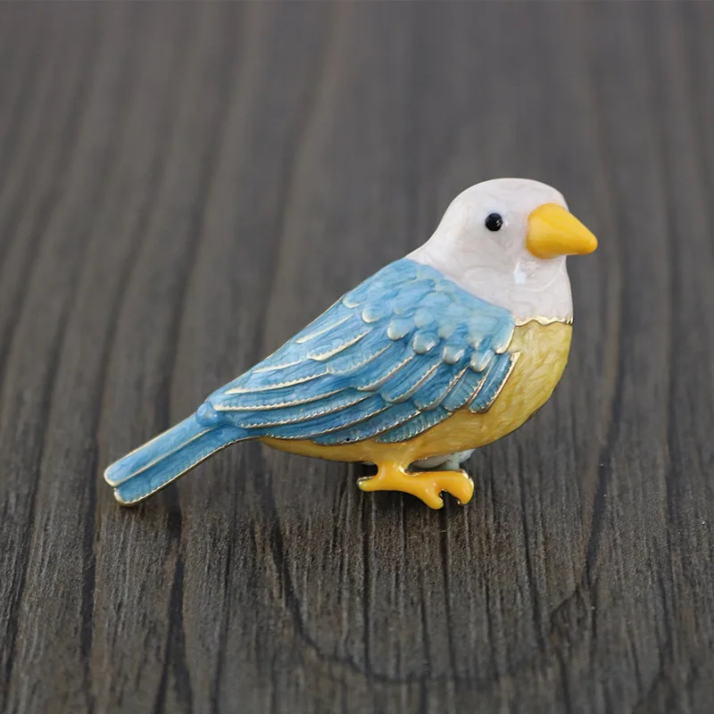 Европейский Американский стиль искусственная глазурь перо птица подвеска