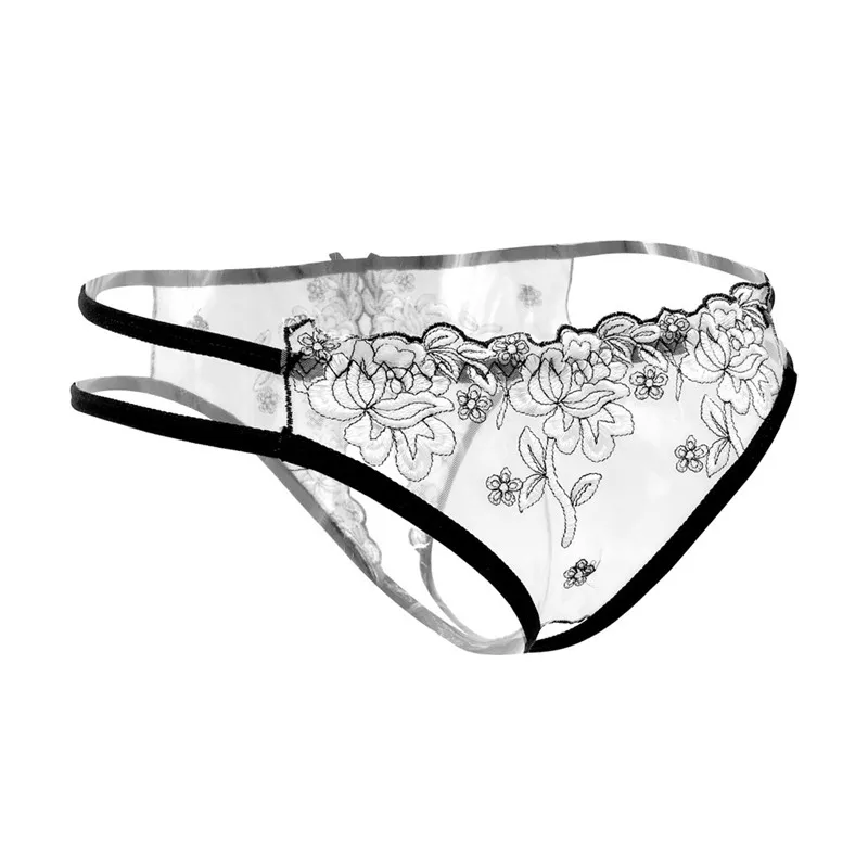 Women Sexy Lingerie hot erotic sexy open crotch panties Porn transparent Lace underwear crotchless underpants briefs for woman