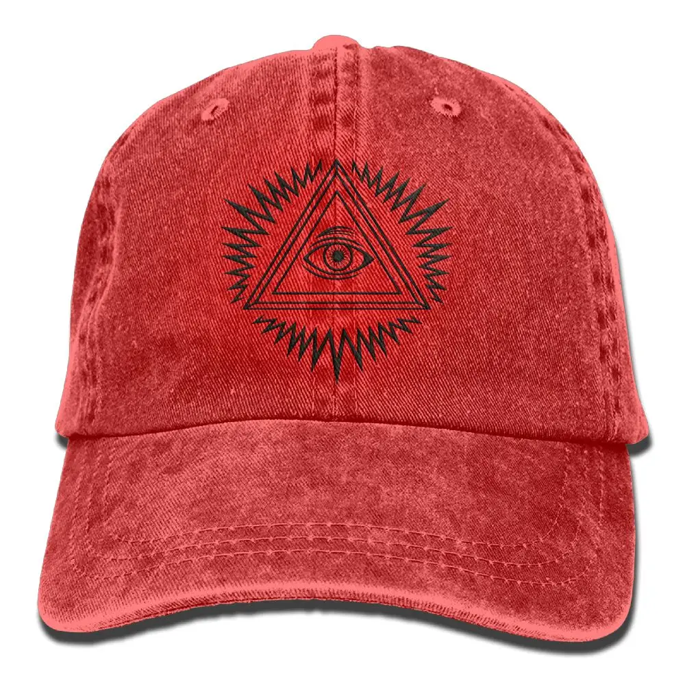 SAMCUSTOM Illuminati 3D Индивидуальные вымытые джинсовые шапки осень лето Мужские Женские