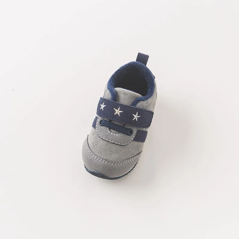 Dave Bella/осень зима для маленьких девочек светло серый neakers тренажерный зал обувь Брендовая DB5346