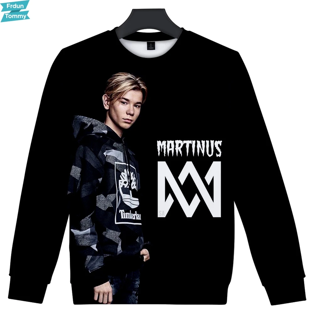 Женские/мужские толстовки с круглым вырезом MARCUS & MARTINUS Повседневная Уличная