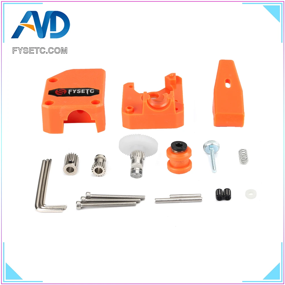 

Latest Orange Upgrade FYS-B-M Extruder Cloned Extruder Dual Drive Extruder For Wanhao D9 CR10 Ender 3 Anet E10
