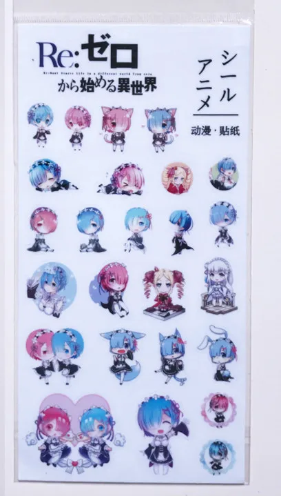 7 1 шт. мультяшная аниме наклейка Nakano Ichika rimura Tempest Hatsune Miku Rem карта памяти Captor FGO прозрачная наклейка водонепроницаемая - Цвет: 7