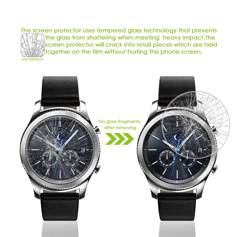 Gear S3 классическое закаленное стекло ультра Cltra 9H для samsung gear S3 Frontier Смарт-часы, пленка для защиты экрана LTE 2,5 против царапин