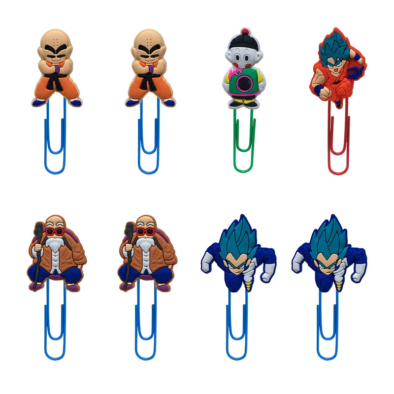 4081A mix18pcs 18 шт. Мститель X-men Dragon Ball Movie Mini Figure Bookmark, скрепка для бумаги для школы, учителя, канцелярские товары, канцелярские товары для детей Подарки - Цвет: 4081A mix18pcs