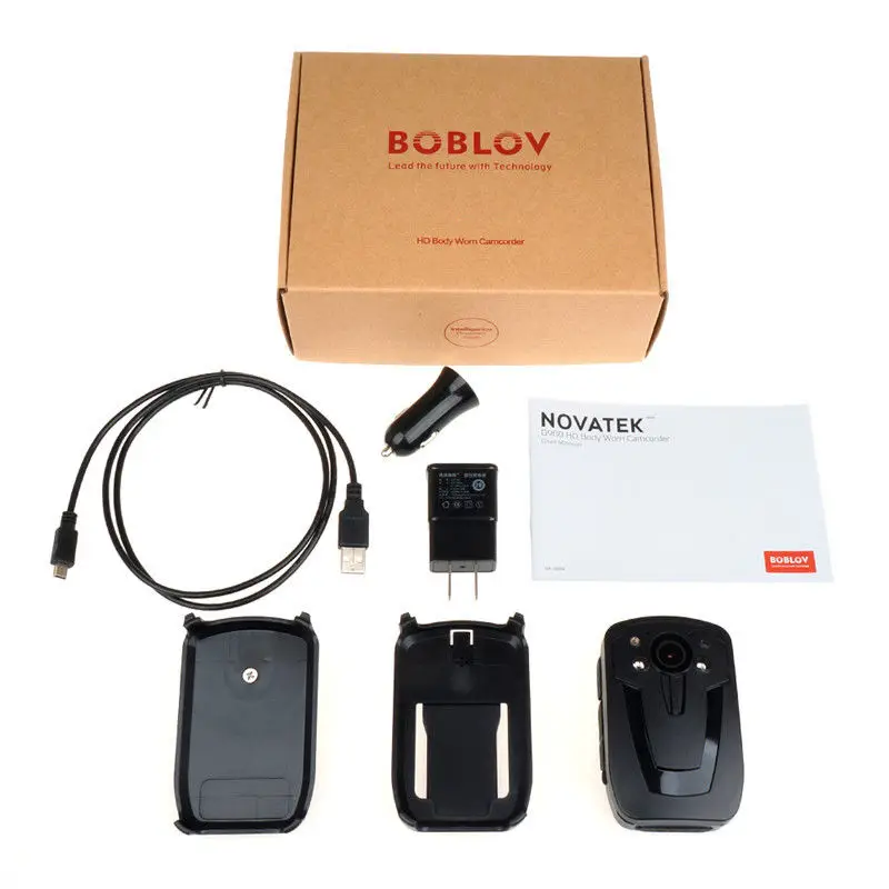 BOBLOV D900 64GB камера с эффектом потертости Hands Free полицейская портативная