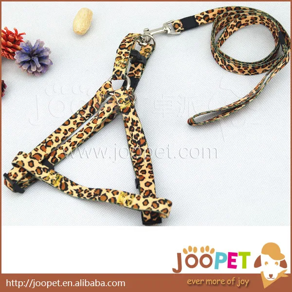 Модный легкий Леопардовый принт для домашних собак шлейка и поводок нейлоновые
