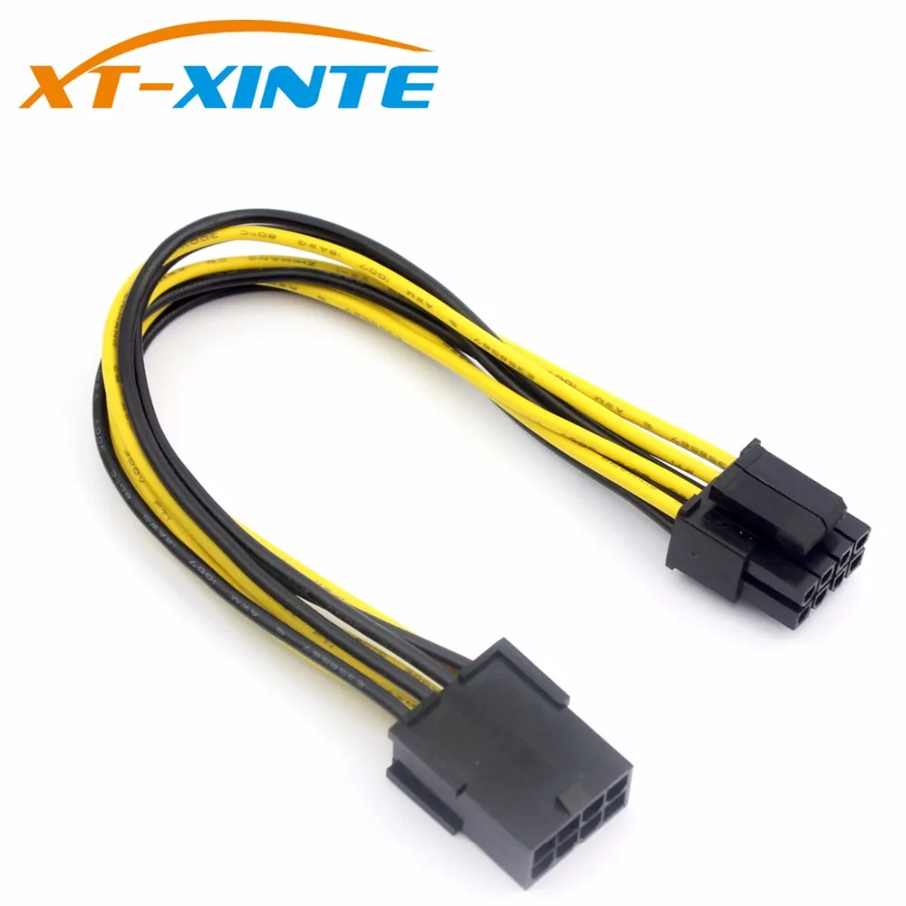 

Graphics 8P to CPU 8Pin (4pin +4pin ) Power Cable Adapter Famale to Male Power Supply Connector Convertor 8P to 8P Wire 12cm