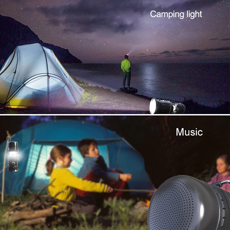 Bluetooth Динамик Портативный Многофункциональный Открытый Фонарик светодиодный
