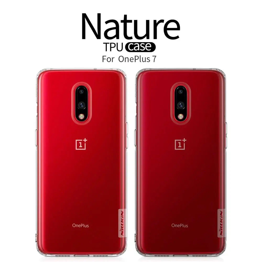 Силиконовый чехол Nillkin для Oneplus 7 6 41 дюйма прозрачный силиконовый из ТПУ 360