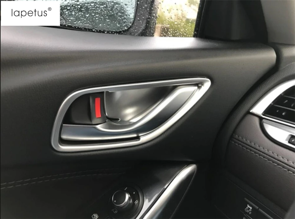 

Accessories For Mazda 6 Sedan & Wagon 2016 2017 Inner Car Door Pull Doorknob Handle Bowl Frame Molding Cover Kit Trim 4 Piece