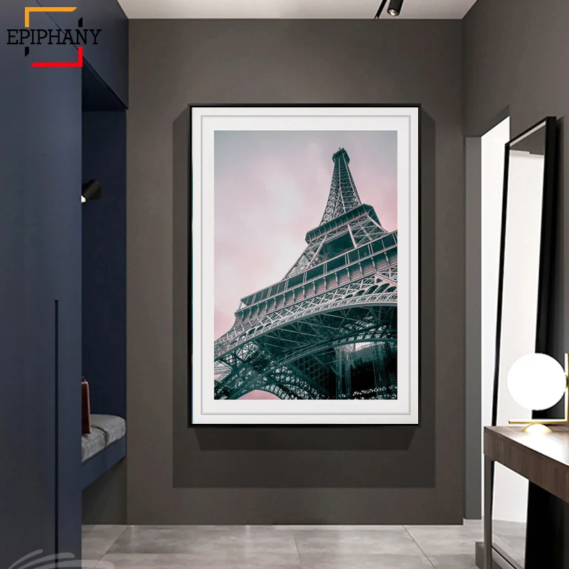 Настенная картина с изображением карты Парижа|Рисование и каллиграфия| |