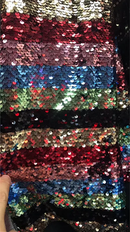 Embroidered Tulle Lace Fabric with sequins African French SYJ-8111 High Quality | Дом и сад