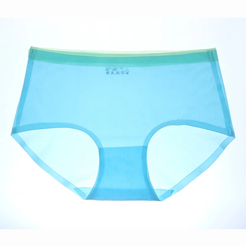 Бесшовные женские трусы удобное дышащее женское нижнее белье Летнее шелковое M L