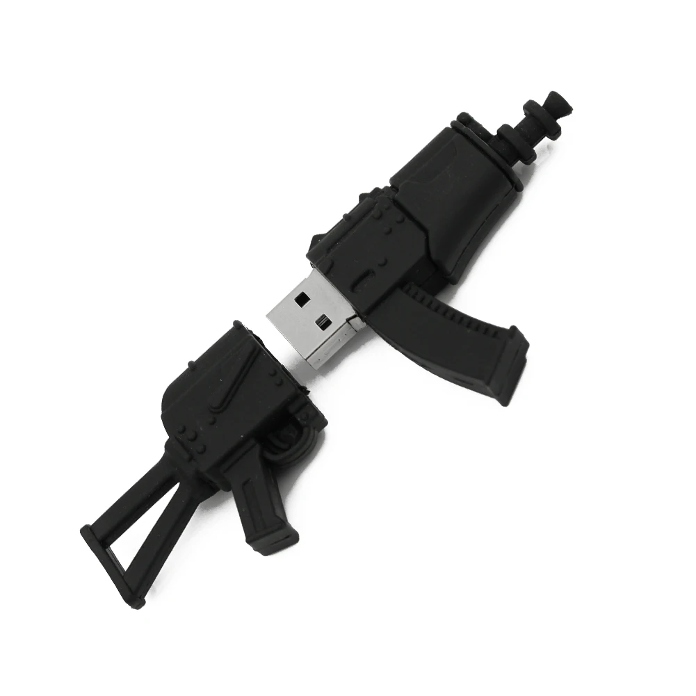 Полный usb флэш-накопитель черный пулемет ручка-накопитель флеш-диск usb 2,0 U диск ручка-накопитель 4 ГБ 8 ГБ 16 ГБ 32 ГБ карта памяти