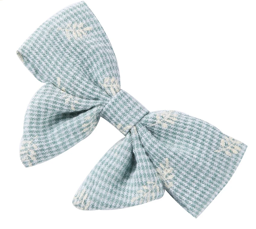 36 шт./лот заколки для волос в клетку новорожденных девочек из хлопчатобумажной