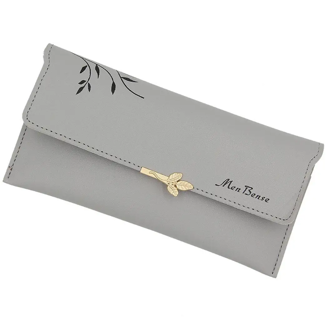 Женская модная кожаная сумочка портмоне универсальный стиль прямоугольник