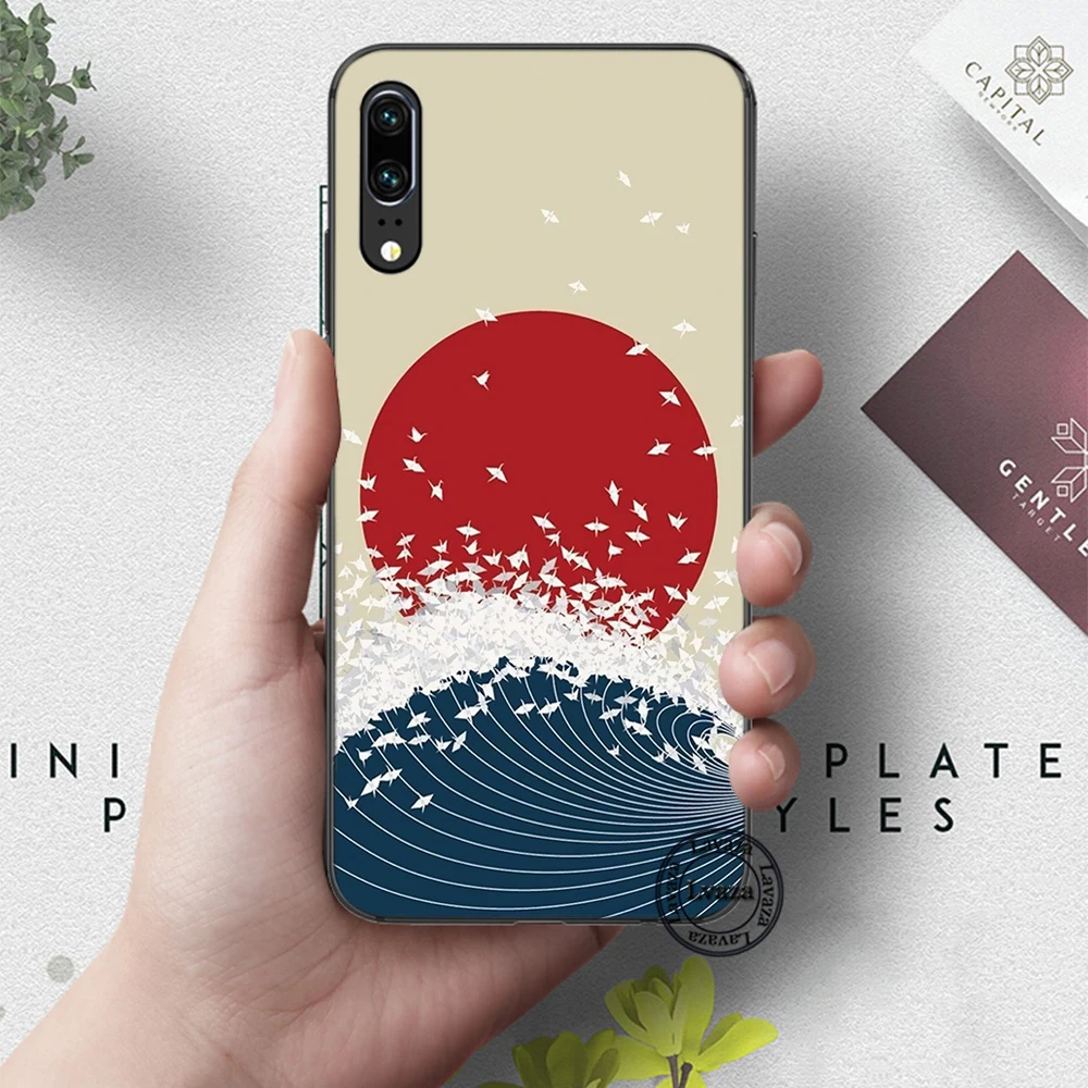 10 Силиконовый чехол Hokusai The Great Wave off для huawei P8 Lite P9 Mimi P10 P20 Pro P Smart Z P30 - Цвет: 10