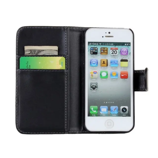 Flip Leather Cover Case Phone Cases Stand Card Protector Skin High Quality For Apple IPHONE 5G 5S 5SE | Мобильные телефоны и