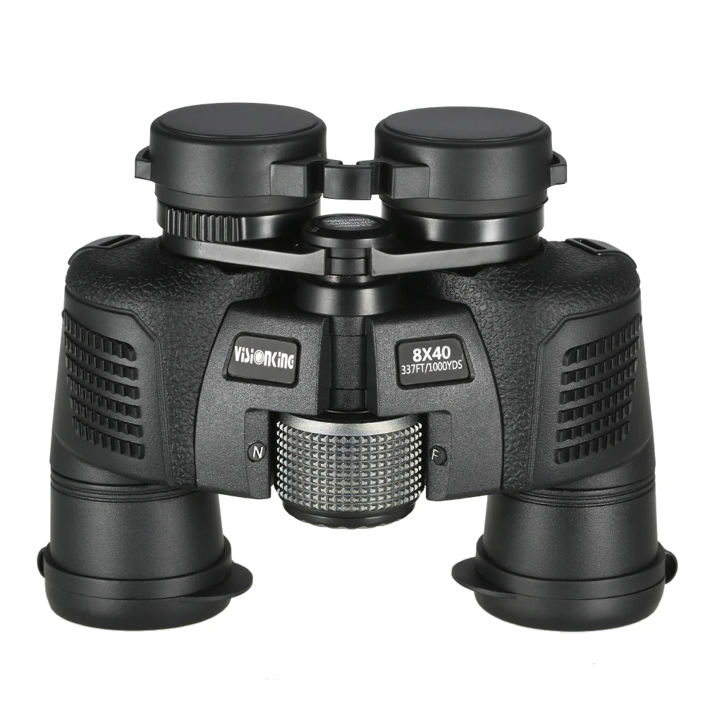 Visionking 8x40 Профессиональный бинокль Порро дикого угла наблюдение за птицами, охота телескоп большой диапазон водонепроницаемый автогид для телескопа